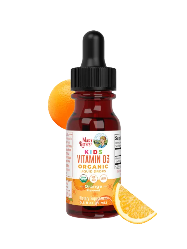 MaryRuth's Organic Kids D3 dråper appelsin 30 doser
