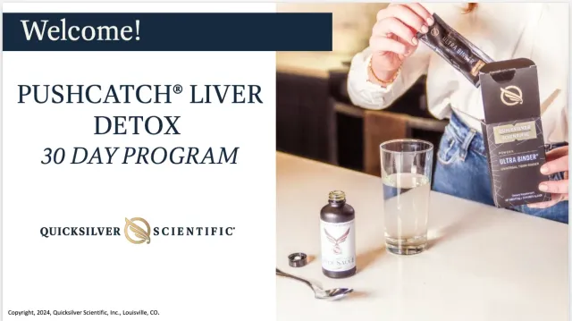 Quicksilver Scientific PushCatch Liver Detox masterclass kurs