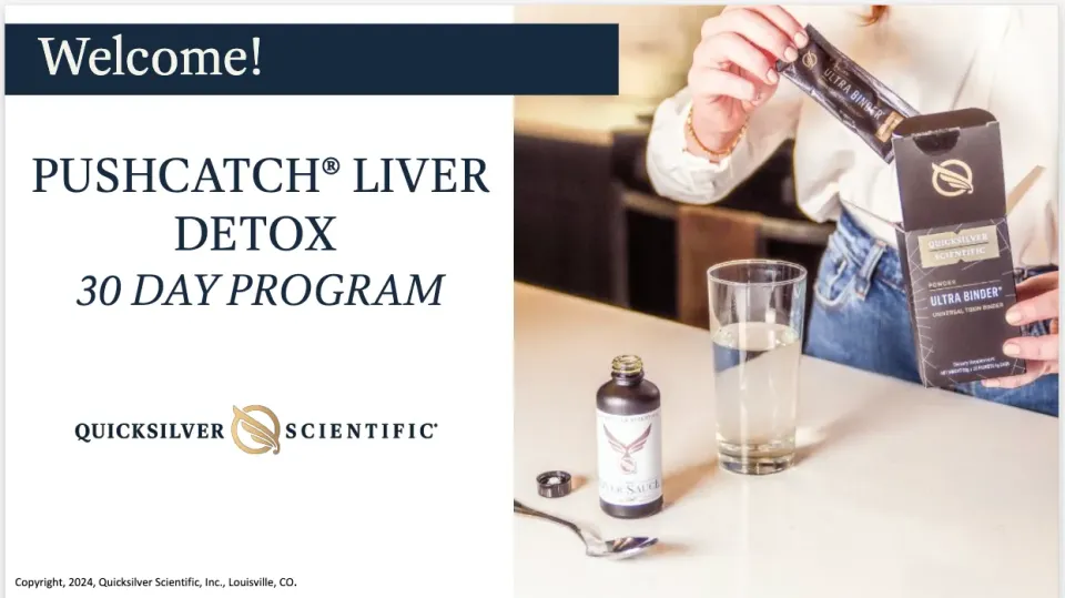 Quicksilver Scientific PushCatch Liver Detox masterclass kurs