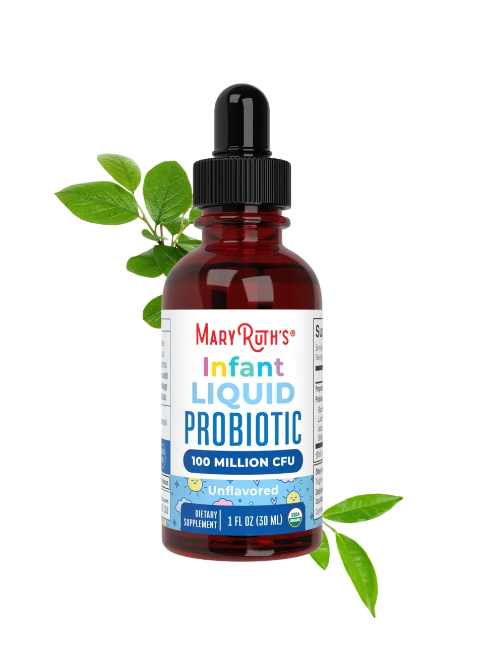 MaryRuth's Organic Infant probiotikadråper smaksnøytral 6-12 mnd