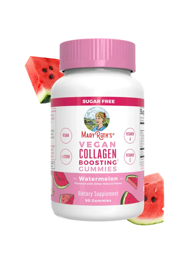 MaryRuth's Collagen Boost gummies vannmelon 90 stk