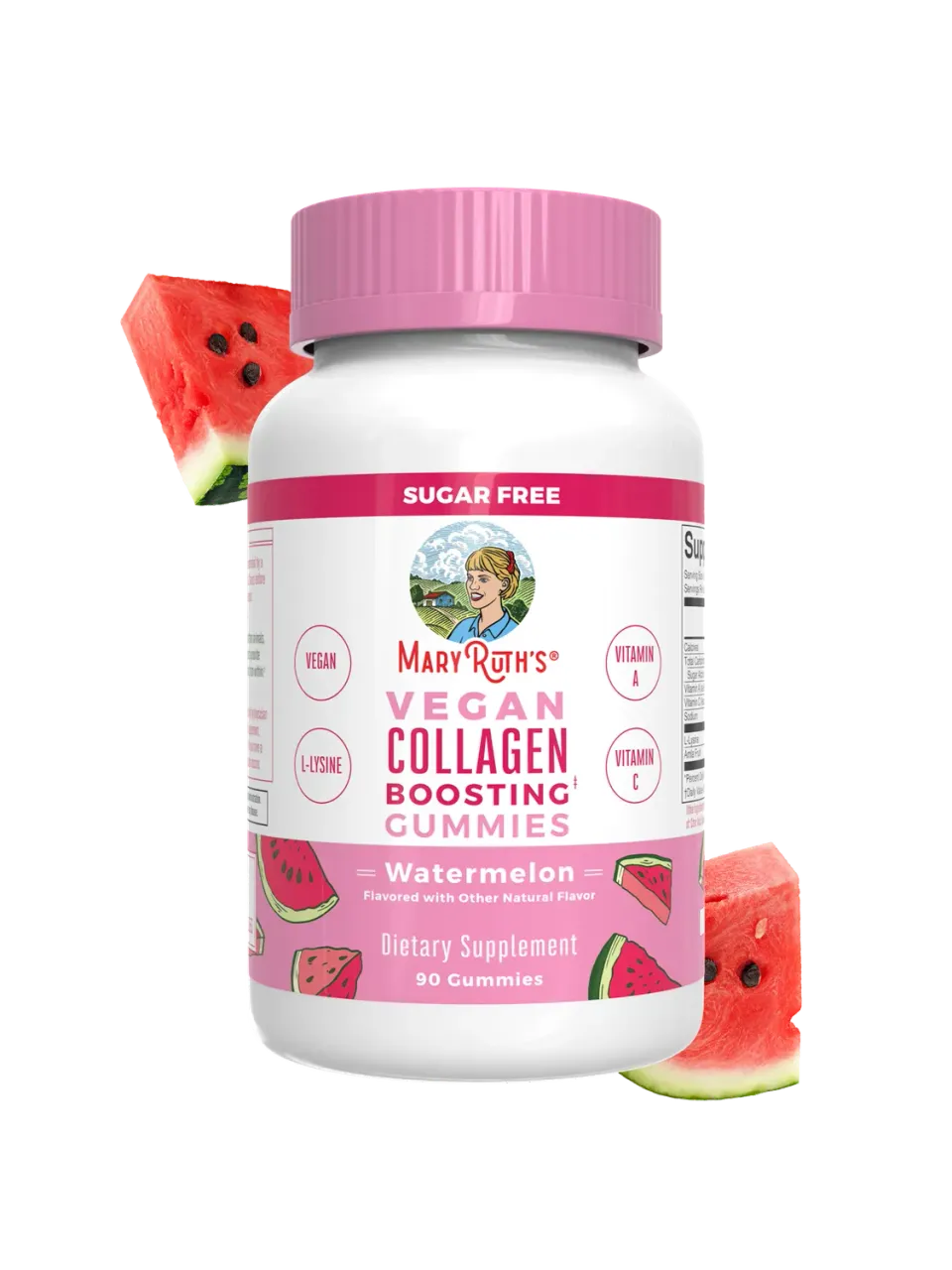MaryRuth's Collagen Boost gummies vannmelon 90 stk