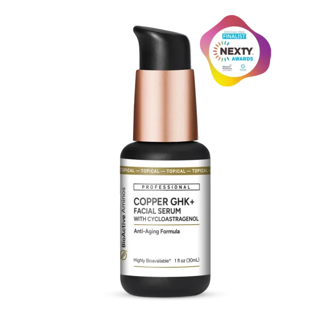 Quicksilver Copper GHK+ ansiktsserum med cycloastragenol
