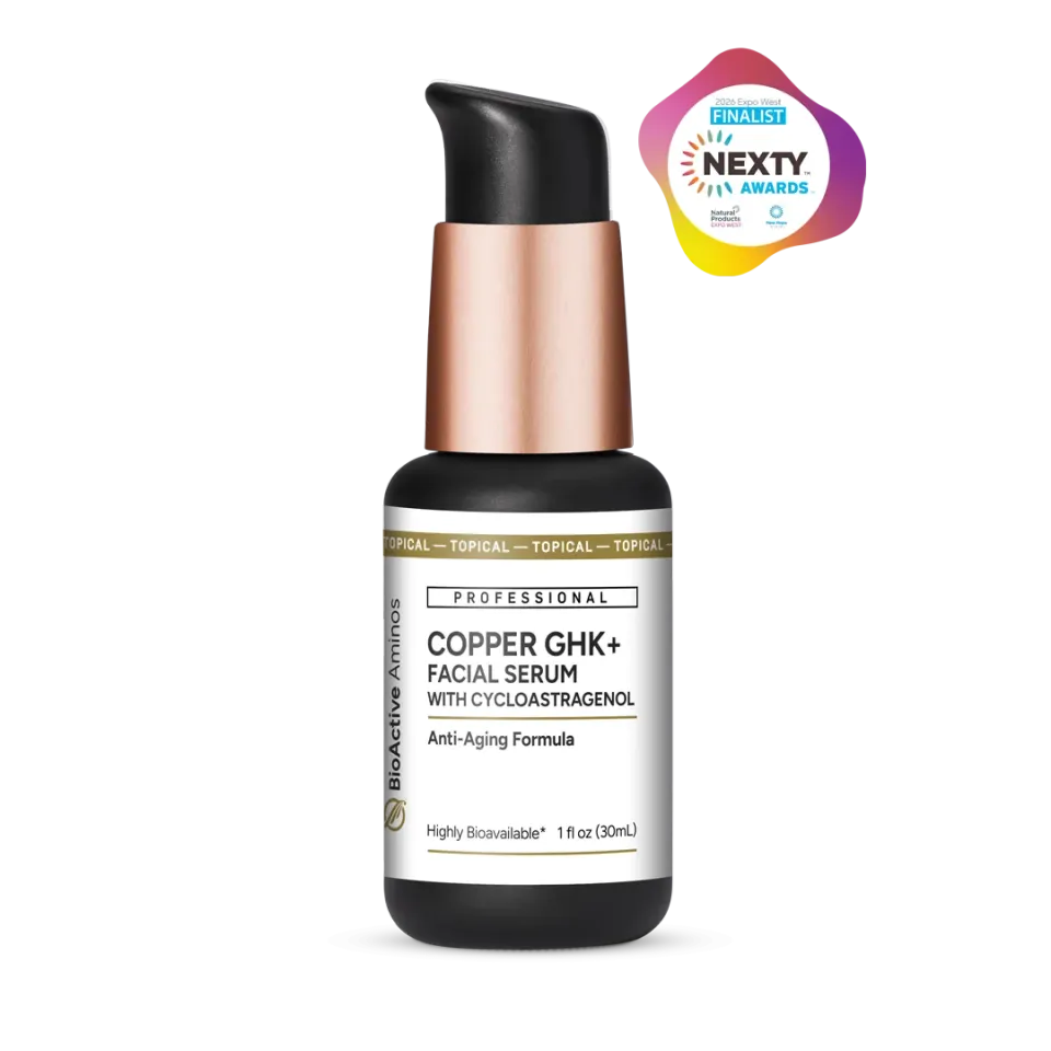Quicksilver Copper GHK+ ansiktsserum med cycloastragenol