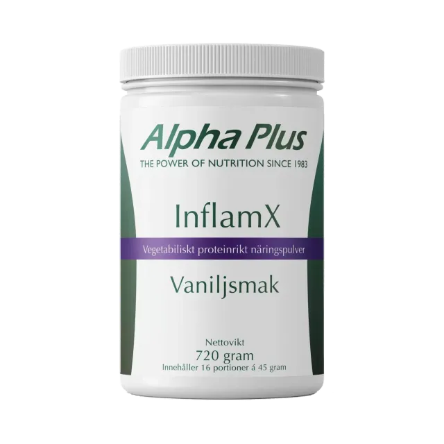 A+ Multivitamin InflamX pulver vanilje 720 g med urter