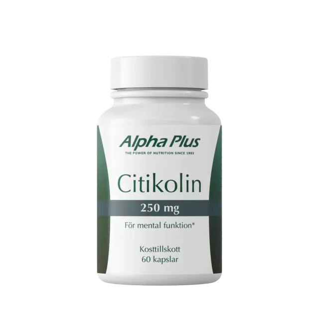 A+ Multivitamin citikolin kapsler 60 stk 250 mg