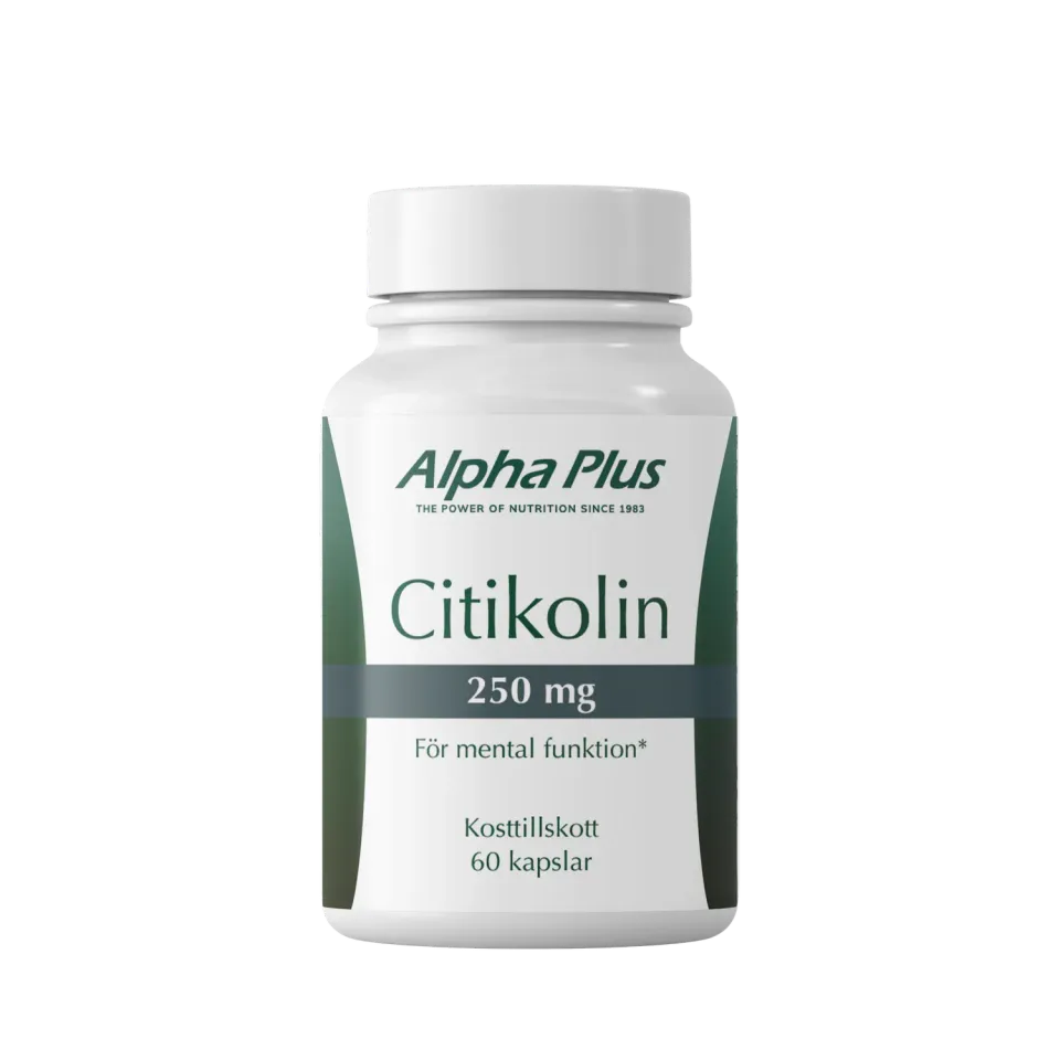 A+ Multivitamin citikolin kapsler 60 stk 250 mg