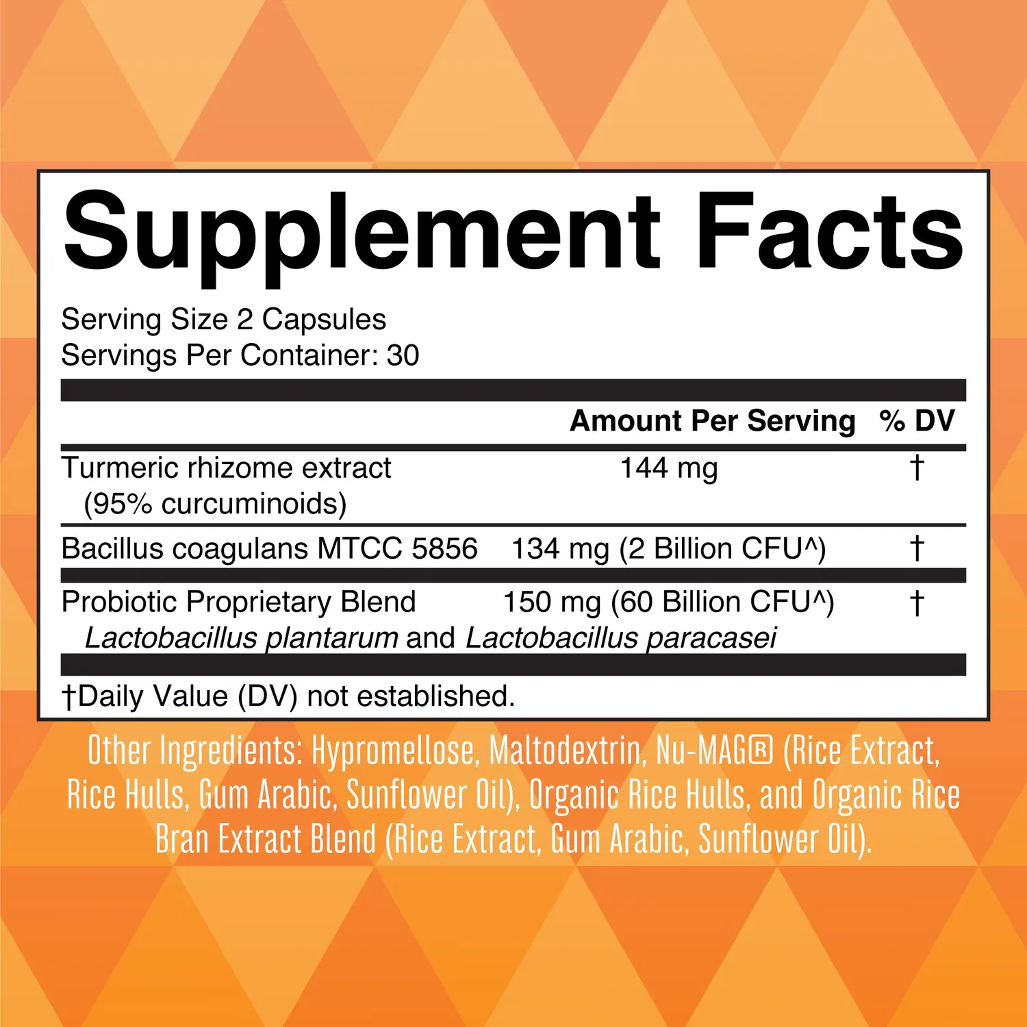 MaryRuth's Probiotic Turmeric+ kapsler 30 doser mage tarm