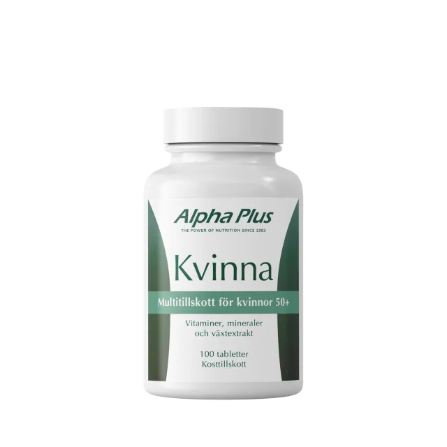 A+ Kvinna tabletter 100 stk multivitamin tranebær
