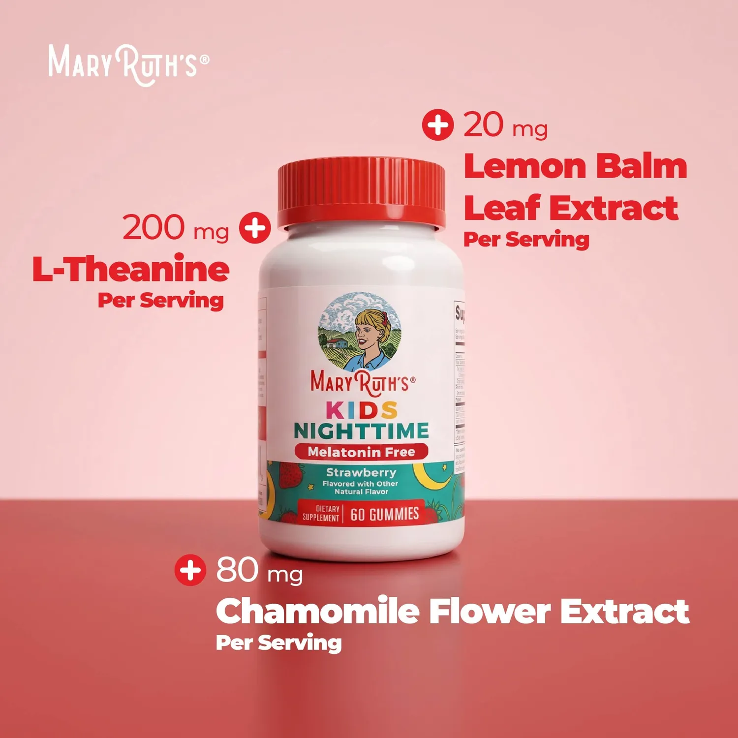 MaryRuth's Kids Nighttime vingummi 30 stk sukkerfri melatoninfri