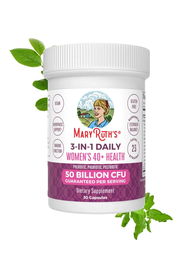 MaryRuth's 3-in-1 Women's 40+ kapsler 1 kapsel daglig probiotika
