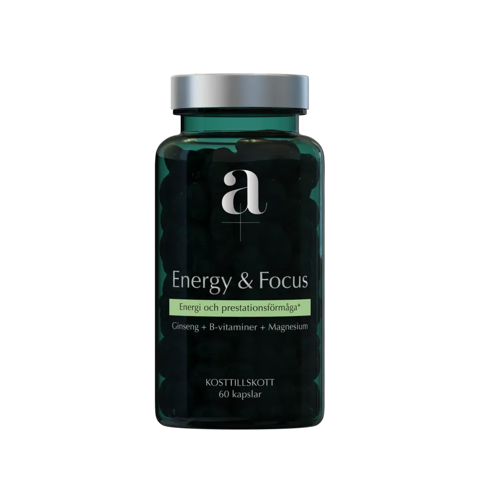 A+ Multivitamin Energy & Focus kapsler 60 stk energi B C