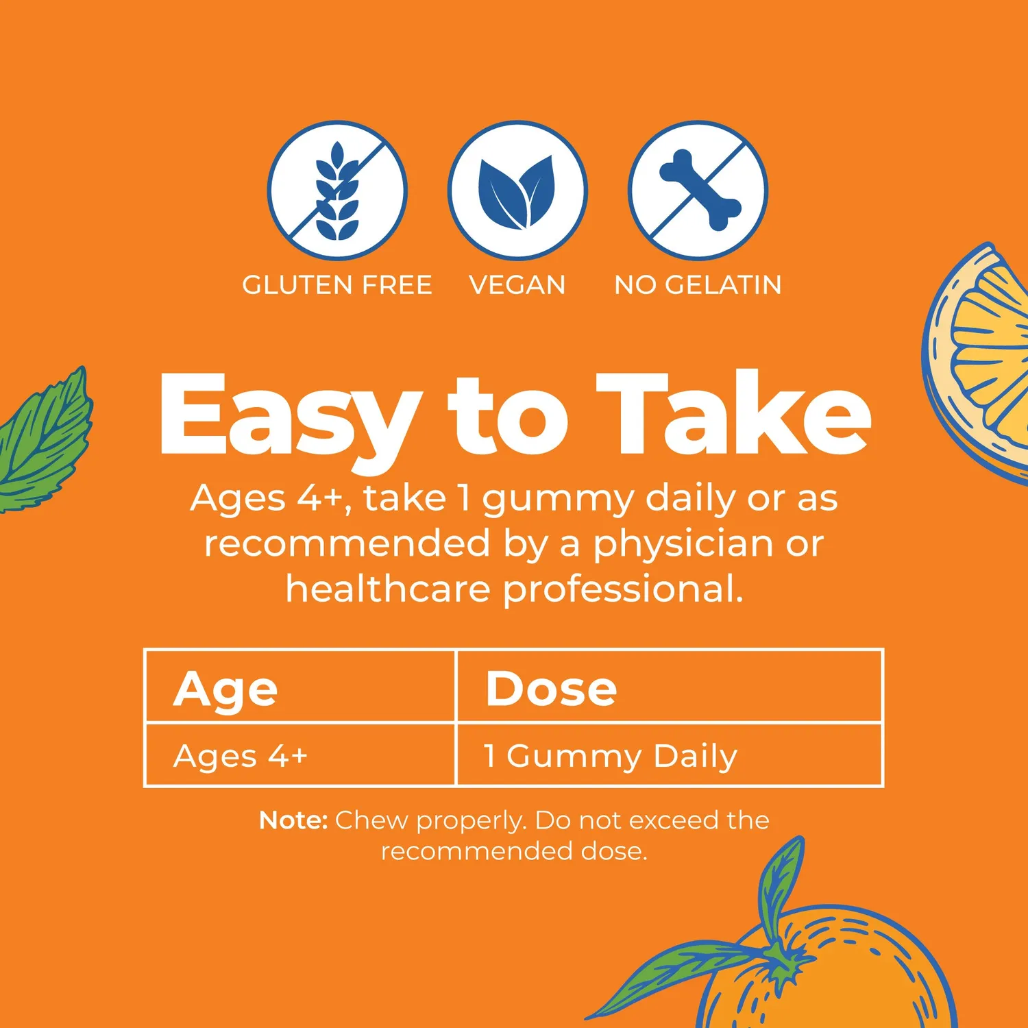 MaryRuth's Vitamin C vitamingummies appelsin 60 stk antioksidant