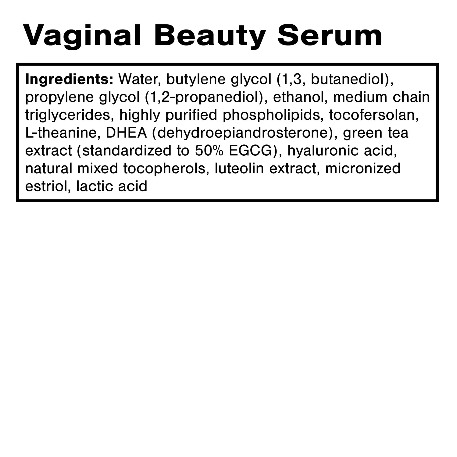 Quicksilver Scientific Vaginal Beauty Serum 30 ml