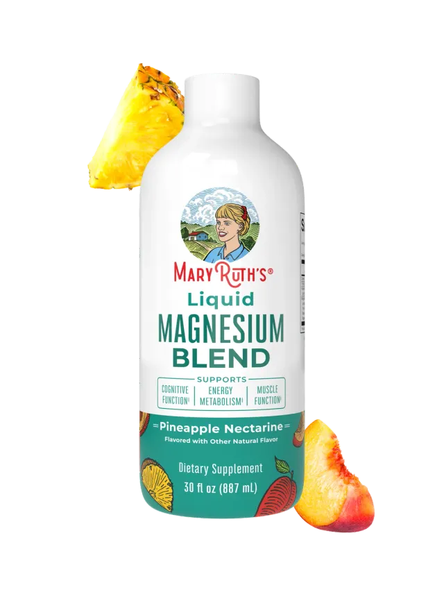 MaryRuth's Magnesium Blend flytende ananas 4 typer