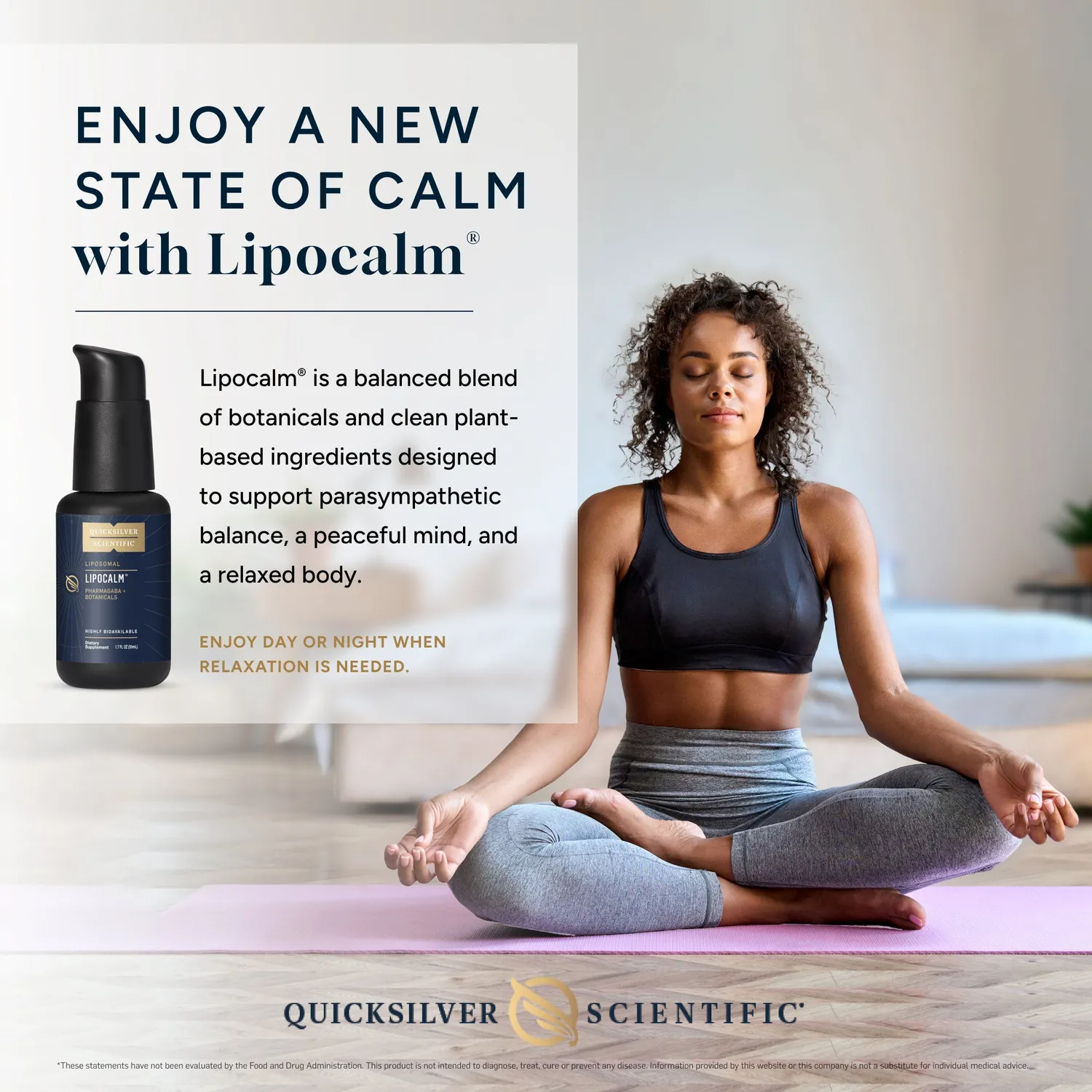 Quicksilver Scientific LipoCalm serum 50 ml for søvn