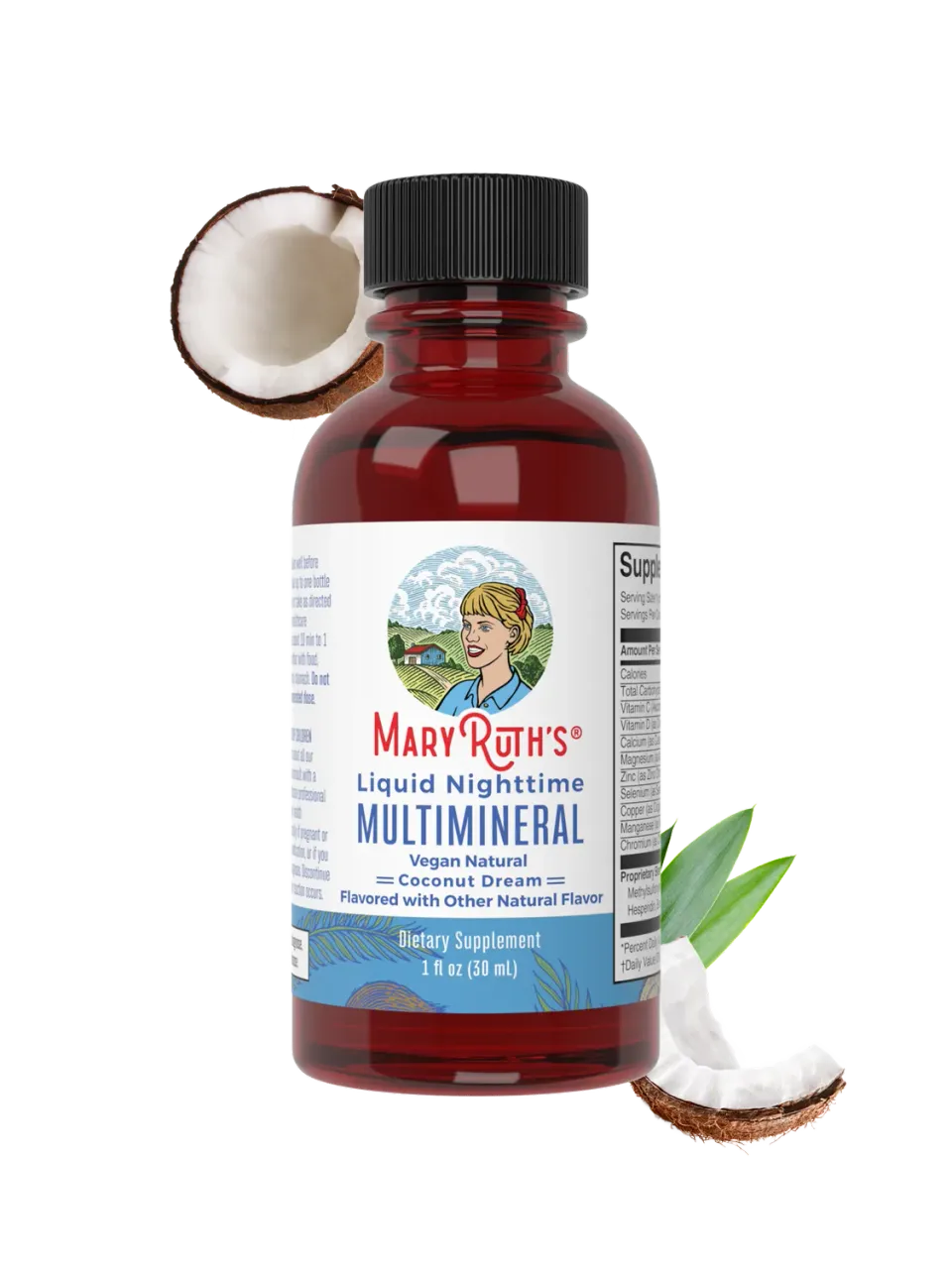 MaryRuth's Nighttime Multimineral kokos 8x30 ml