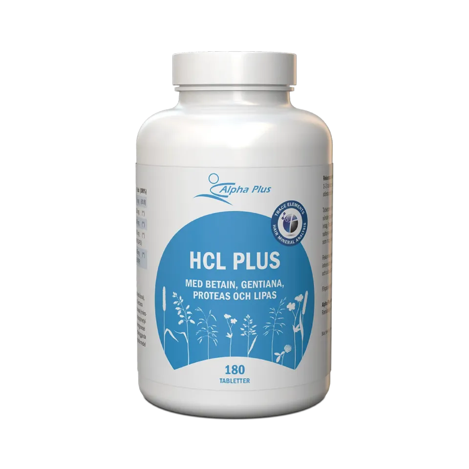 A+ HCL Plus tabletter 180 stk betain gentianarot